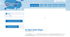 Desktop Screenshot of eishalle-regen.de